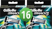 Lames de rasoir Gillette Mach3-16