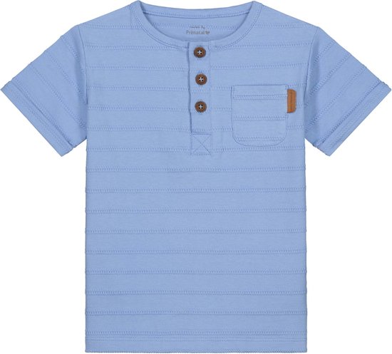 Prénatal peuter T-shirt - Jongens - Deep Sky Blue - Maat 98
