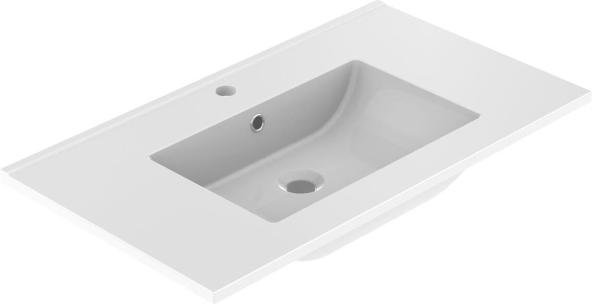 Allibert Primo Wastafel 80cm Glanzend Wit