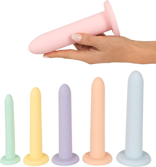 Satisfyer Dildo Training Set - 6 oplopende maten voor anaal en vaginaal - Siliconen