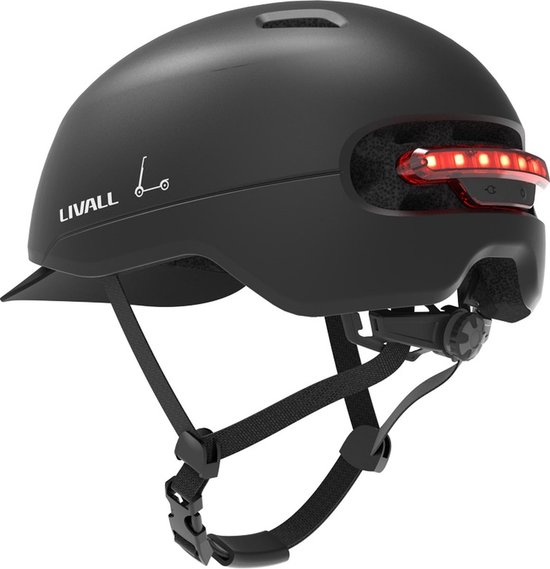 Livall C21 Smart Fiets Helm Large 55-59 cm - Geschikt voor Speed Pedelec & Snorfiets - SOS functie - Remlicht
