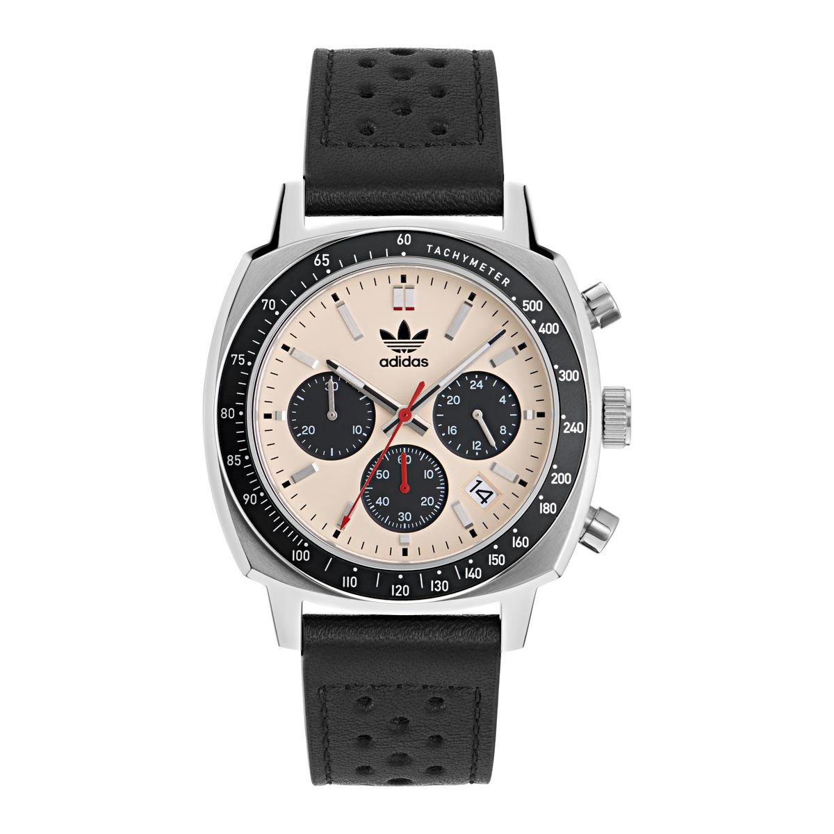 Adidas Originals Master Originals One Chrono AOFH23578 Horloge - Leer - Zwart - Ø 44 mm
