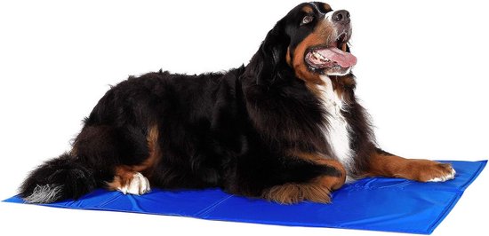 Koelmat voor honden, 120 x 70 cm, duurzame koelmat voor huisdieren, niet-giftige gel