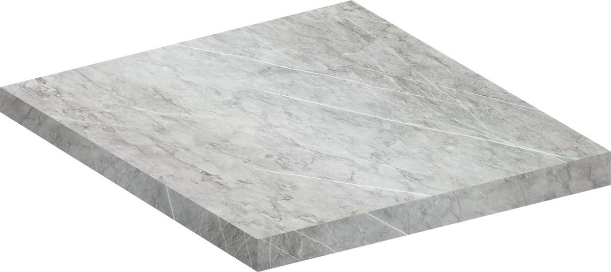 VCM Arbeitsplatte | 30mm stark | Breite 60 cm | leicht zu reinigen | Küchenarbeitsplatte - Fasola