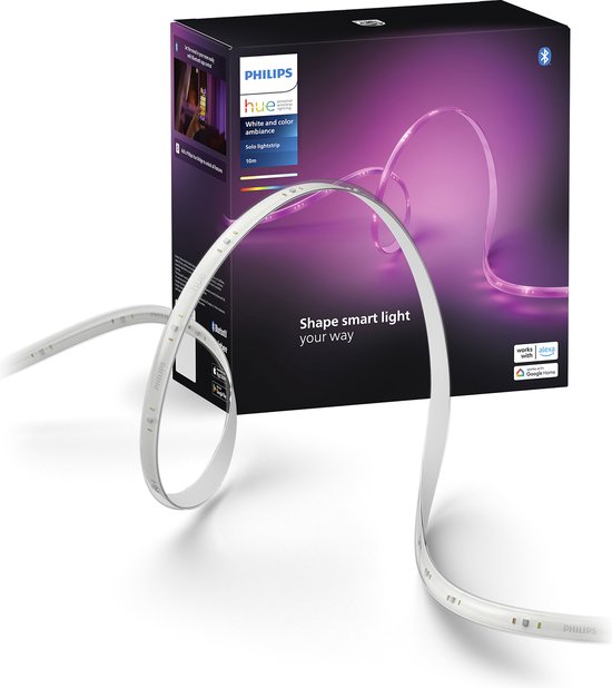 Foto: Philips hue solo led strip wit en gekleurd licht 10m