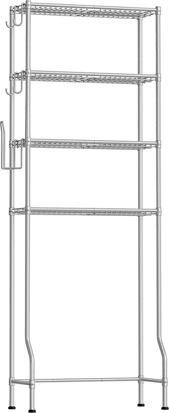 Badkamermeubel, onderkast voor wastafel, 3 laden aan de zijkant, 2