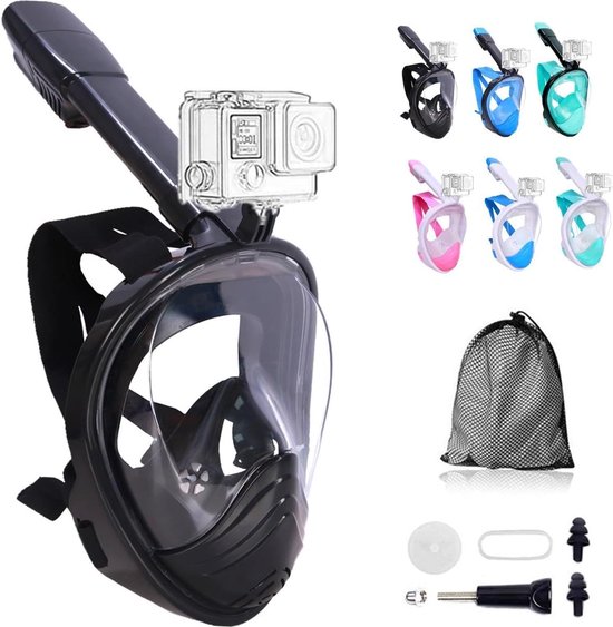 Masque de plongée Face Adultes - Masque de plongée - Lunettes de plongée - Face de plongée Intégral - Masque de plongée Adultes