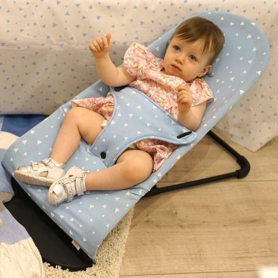 Transat bébé Bliss coton rose clair