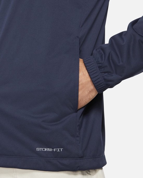 Nike Storm Fit Victory Full Zip Jacket - Veste de golf pour homme - Imperméable - Marine - M