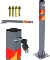 Serrure de parking - Support de stationnement - Garde d'espace d'allée - Serrure de voiture étanche - Poteau de barrière d'espace de stationnement - Poteau de stationnement - 1 pièce