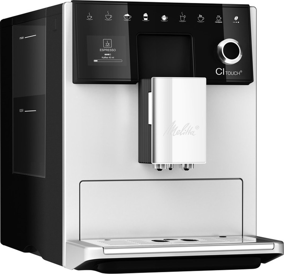 Melitta CI Touch Volautomatische Espressomachine Zilver - afbeelding 2
