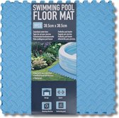 9x stuks Zwembad Tegels - Ondervloer Blauw - Foam tegels - Grip mat - Ondergrond - Bodem bescherming - Puzzelmat voor zwembad - 38,5 x 38,5 x 0,8 cm