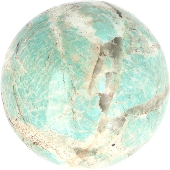 Boule de pierres précieuses Amazonite 65-70 mm