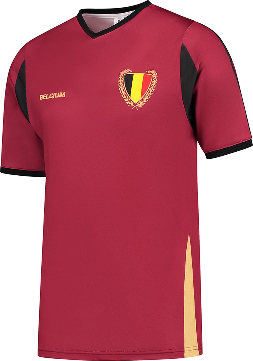 Belgie Voetbalshirt Thuis - 2024-2026 - Voetbalshirts Kinderen - Jongens en Meisjes - Sportshirts - Volwassenen - Heren en Dames - Maat XL