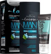 Kit Laevia Man 3IN1 Shampooing Energie Menthol 400 ml + Pomada 100 ml