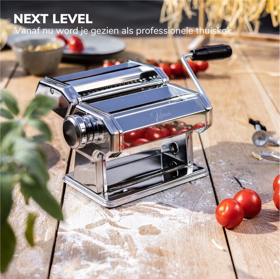 Kitchenz® Pastamachine - Inclusief Ravioli Opzetstuk - Pastamaker & Pasta Starterset voor Zelfgemaakte Pasta en Ravioli van Merkloos — afbeelding 3