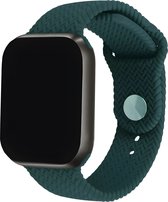 Innerlight® Woven+ - Groen Geweven - 42/44/45/49mm - Siliconen bandje geschikt voor Apple Watch - Geschikt als Apple watch bandje voor Series 1/2/3/4/5/6/7/8/9/SE/Ultra