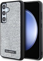 Karl Lagerfeld Rhinestones Back Case - Geschikt voor Samsung Galaxy S24 (S921) - Zilver