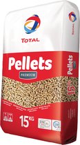 Total Pellets Premium houtpellets - 1 zak 15kg - Kachel pellets - Verwarming Houtpellets - houtpellets voor verwarming - centrale verwarming met houtpellets