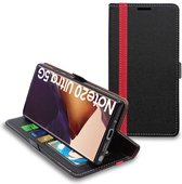 ebestStar - Hoes voor Samsung Galaxy Note20 ULTRA (4G, 5G), Wallet Etui, Book case hoesje, Zwart, Rood