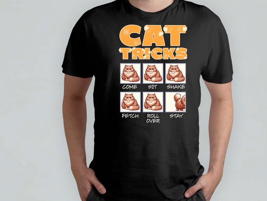 Cat Tricks - T Shirt - Cats - Gift - Cadeau - CatLovers - Meow - KittyLove - Katten - Kattenliefhebbers - Katjesliefde - Prrrfect