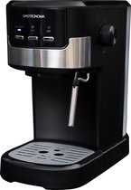 Bol.com Gastronoma Pistonmachine - Espresso Koffiemachine met gemalen bonen en melkopschuimer - 18110002 - Zwart aanbieding