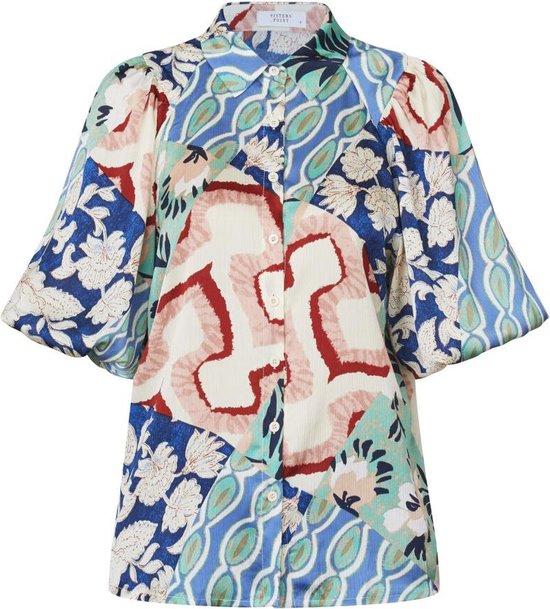 SisterS point Blouse New Gada Sh1 17693 Flower Multi Dames Maat - M