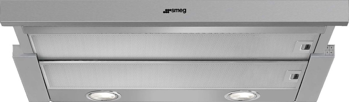 SMEG KSET666XE - Afzuigkap - Vlakschermkap - 60 cm - RVS