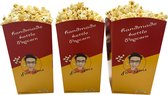 Bioscoop popcorn beker middel - popcorn bakje 20 stuks L 13 x B 13 x H 21,5 cm MisterFunFood