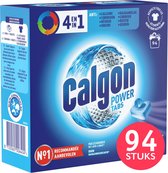 Calgon - 4-in-1 - PowerTabs - Wasmachinereiniger en Antikalk - 94 stuks