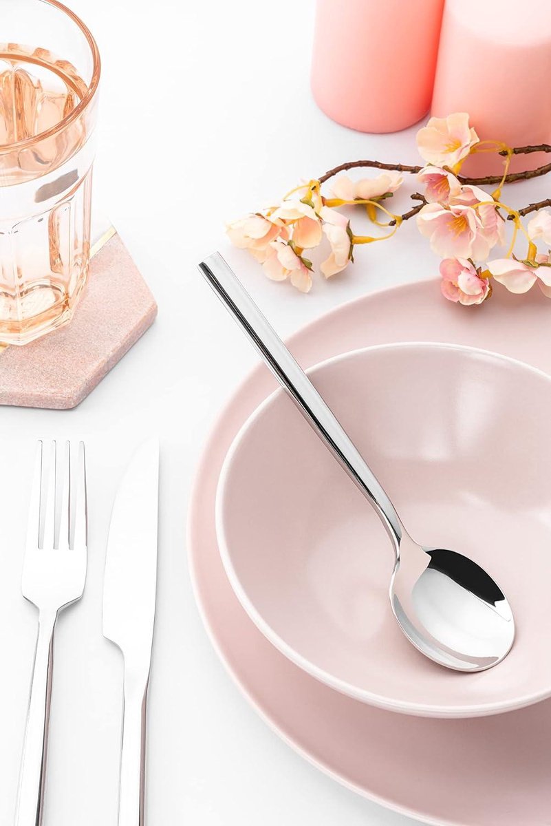 TAFCHP Contemporary Collection Chopstick 18 0 roestvrij staal Set van 12 Tafelvorken Moderne stijl 43 mm