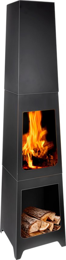 BBQ Collection Tuinhaard - Terrashaard 36 x 36 x 150 cm - Carbon BBQ Collection Tuinhaard - Terrashaard 36 x 36 x 150 cm - Carbon