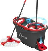 Vileda Turbo 2in1 – complete set met spinmop en emmer met pedaalpers - Microvezelmop 2in1