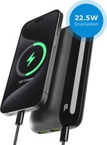 Voomy Powerbank 2.0 - 20000 mAh - Chargeur Rapide 22.5W - PD+ QC USB C & USB A - Affichage Batterie - Iphone & Samsung - Zwart