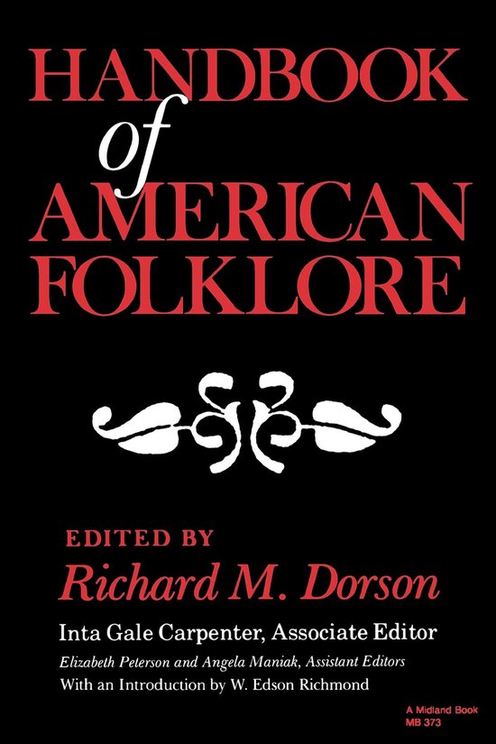 Handbook of American Folklore - cover