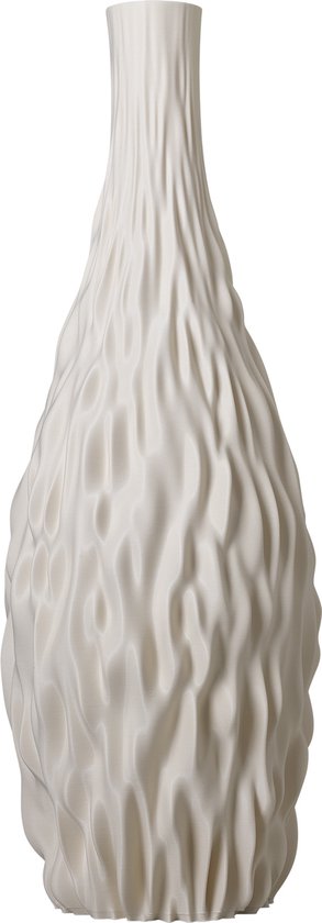 SLIMPRINT Vase Flora Aus Recyceltem Biokunststoff | Spiraldesign 60 Cm | Für Pampasgras