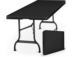 Buffettafel inklapbaar - Inklapbare tafel - 180x75cm - Vouwtafel - Campingtafel - Partytafel - Must have!