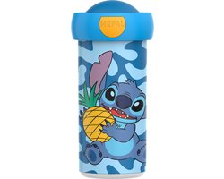 foto van Mepal schoolbeker Campus – 300 ml – Sluit goed af – Drinkbeker voor kinderen – Stitch