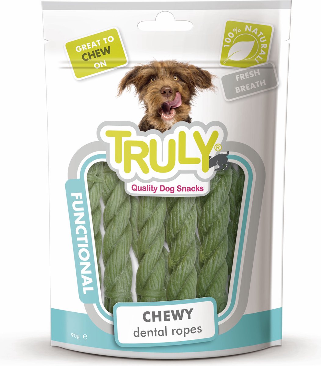Truly - Dental Ropes - Hondensnack - Voordeelbundel 5 stuks