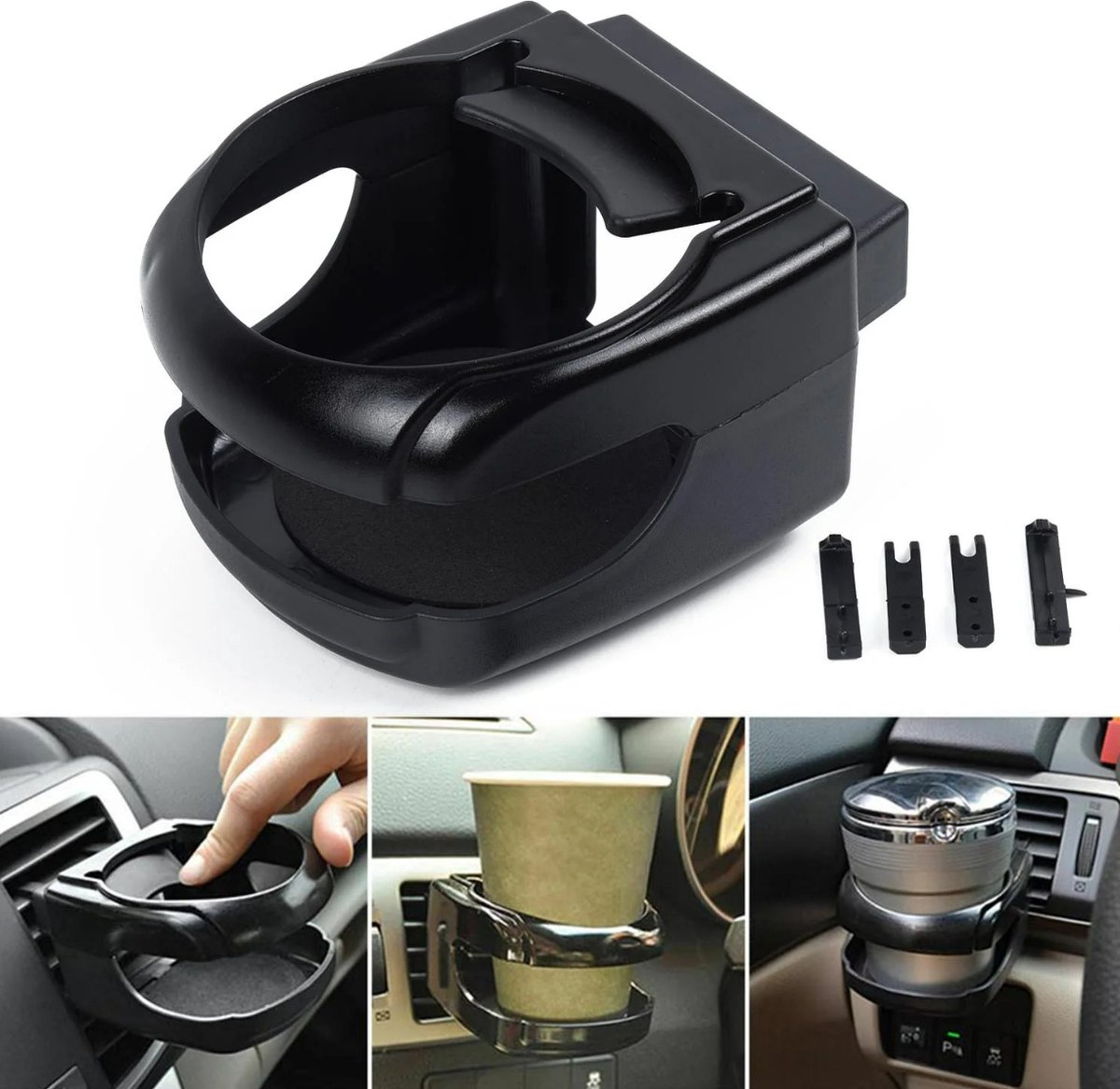 Auto Bekerhouder - Auto Drankhouder - Fleshouder - Car Can Holder - Blikjeshouder - Frisdrank houder voor voertuig - LOUZIR