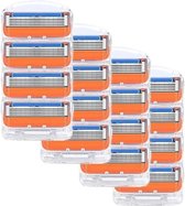 Scheermesjes geschikt voor Gillette Fusion5 -Universele Huismerk 5 blades - 16 stuks, geschikt voor alle Gillette Fusion 5 series - Power- ProGlide - Proshield - Uni. scheermesjes