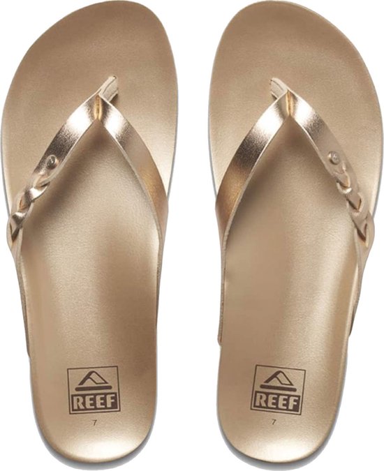 Reef Slippers Cushion Court Twist CJ3659 Goud-41