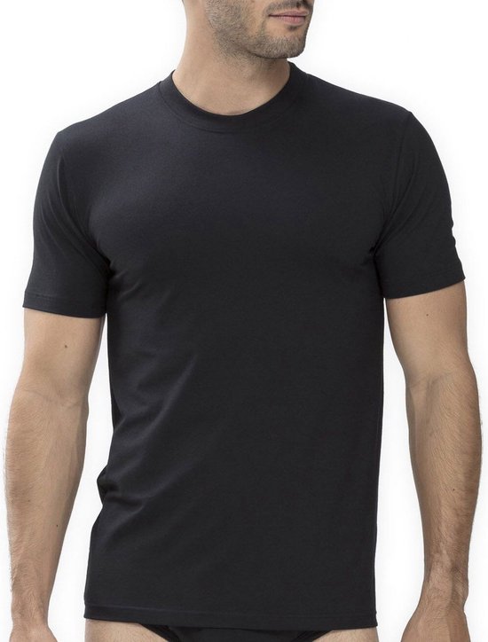 Mey Noblesse Trends - Olympia Shirt - Maat 6 (L) - Zwart - 50503