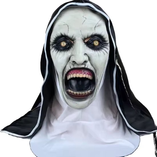 Foto: The nun masker non masker horror masker eng masker halloween masker scary masker carnaval masker the nun spook masker killer clown masker