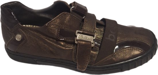 BOTTICELLI OSLO TD MORO-VELCRO SNEAKER-BROWN-LEDER-SIZE 35 | bol