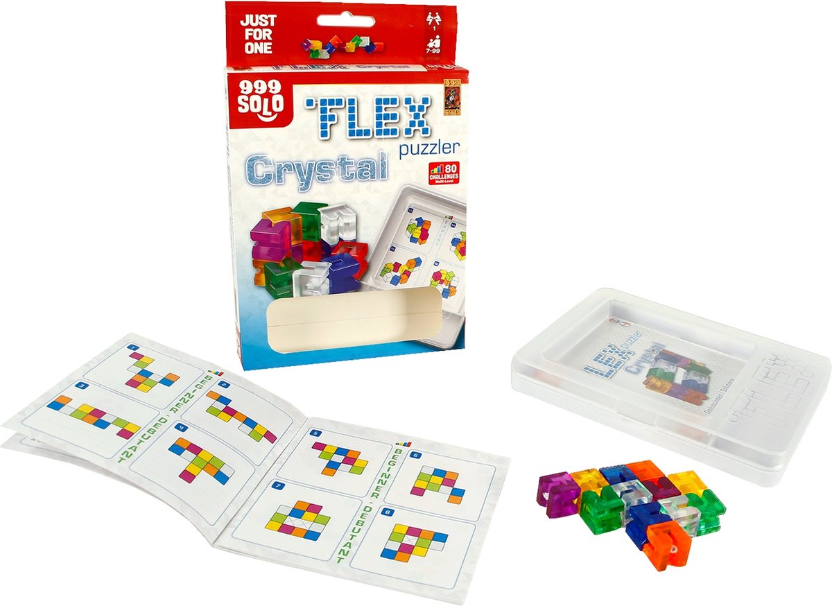 999 Games Flex Puzzler Crystal: 3D denkspel met 80 uitdagingen thumbnail 6