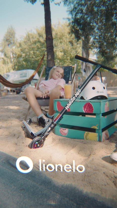 Lionelo Whizz - Step - 110mm - T-Bar - 100KG - voor Jongens en Meisjes - Steel rem - Kinderstepjes