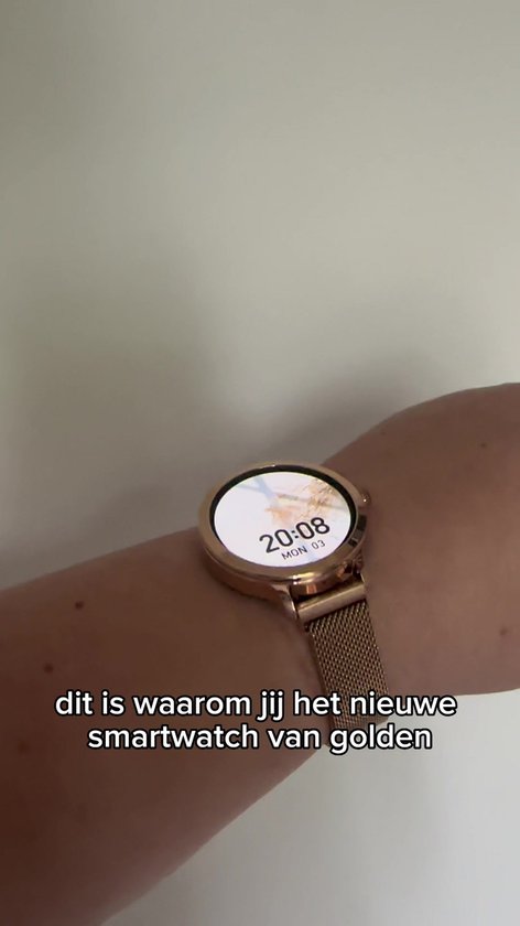 Golden Sound AMOLED Smartwatch Dames 3 extra bandjes Geschikt voor elke laptop en. bol