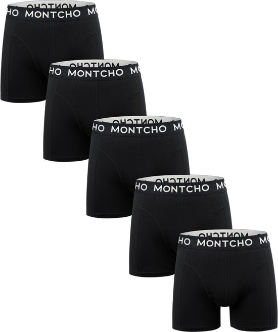 MONTCHO - Dazzle Series - Boxershort Heren - Onderbroeken Heren - Boxershorts - Ondergoed - Midnight Core - 5 Pack - Maat: (S - XXL)
