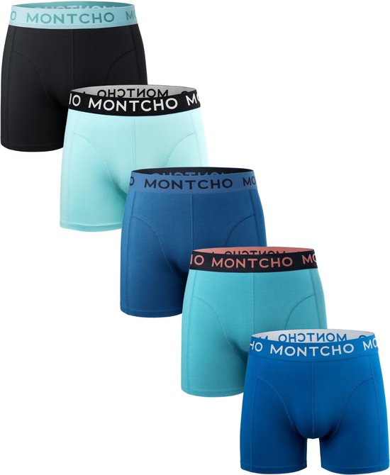 Foto: Montcho dazzle series boxershort heren onderbroeken heren boxershorts ondergoed oceanic overtones 5 pack maat s xxl 